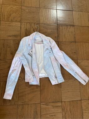 Blank NYC Pastel Tie-Dye Moto Jacket - Women